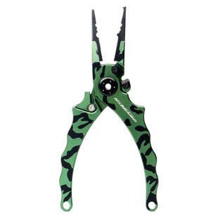 NS多功能航空铝路亚钳取钩器剪鱼线钓鱼钳子绿色山猫钓鱼路亚钳子