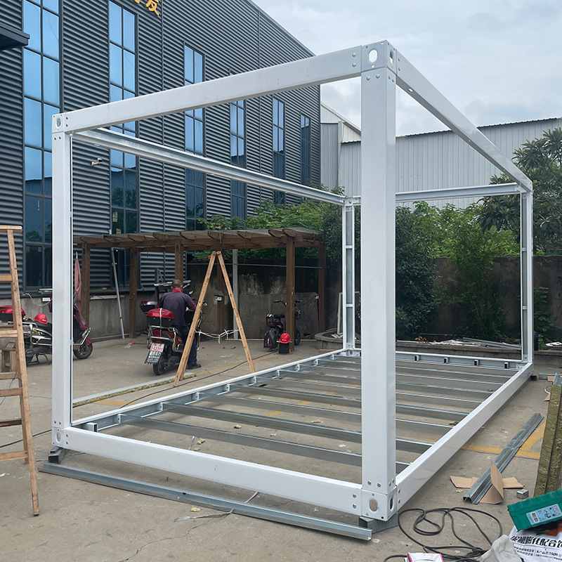 集装箱活动房框架材料配件住移动拼房快钢结构可拆卸板房人框架箱