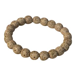 星月菩提手串盘玩绕指柔单圈原生态文玩佛珠正月菩提子手链念珠