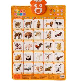 宝宝启蒙早教婴幼儿童认知有声挂图点读发音学说话看图认识字人物