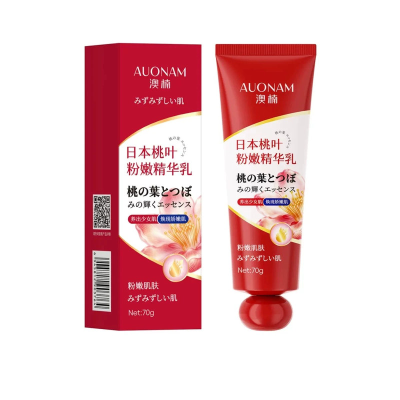 日本桃叶粉嫩精华乳医用正品
