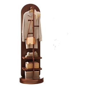 全身镜落地镜家用女生卧室可旋转移动试衣镜子挂衣帽架一体穿衣镜