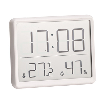 厨房专用时钟磁吸温湿度计
