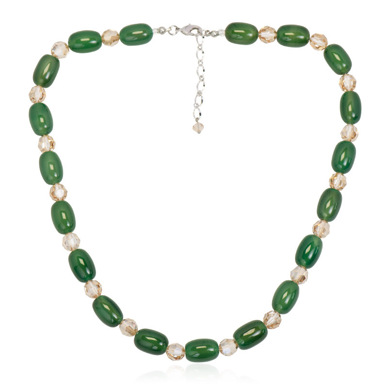 小众设计感项链女锁骨链晶柜水晶