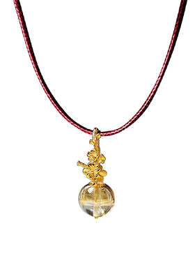 精油玻璃珠扩香银镀金吊坠包邮