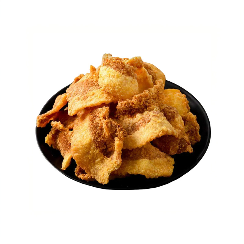 猪油渣香辣味特产食品包邮网红款猪肉油脂渣青岛零食油炸开袋即食