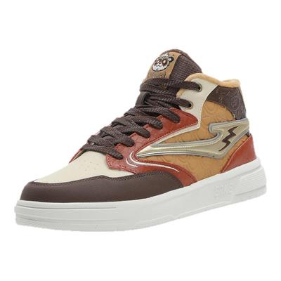 鸿星尔克男鞋板鞋加厚男大童学生二棉鞋冬季新款青少年加绒运动鞋