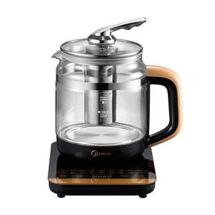 美的养生壶炖煮一体家用多功能办公室小型煮茶壶全自动玻璃烧水壶