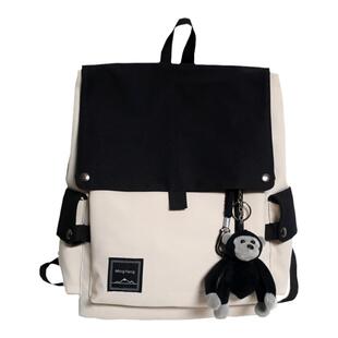 书包女日系设计感ins大容量旅行背包男初中高中大学生潮酷双肩包