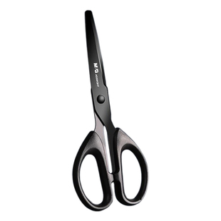 晨光黑刃剪刀办公高颜值家用锋利不粘胶耐磨不锈钢剪刀儿童剪纸美工大号学生专用手工剪子升级加长多功能小号