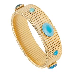 【明星同款】GASBIJOUX珈思金色弹力手镯女小众轻奢叠戴气质送礼