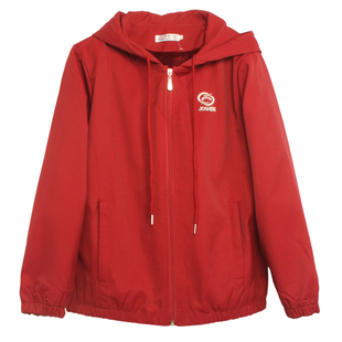 中老年2025秋冬装女装妈妈装加薄绒女士上衣长袖纯色拉链口袋外套