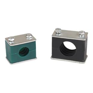 塑料管夹液压管夹轻型单孔外六角船用油管管卡管夹固定夹32-76mm