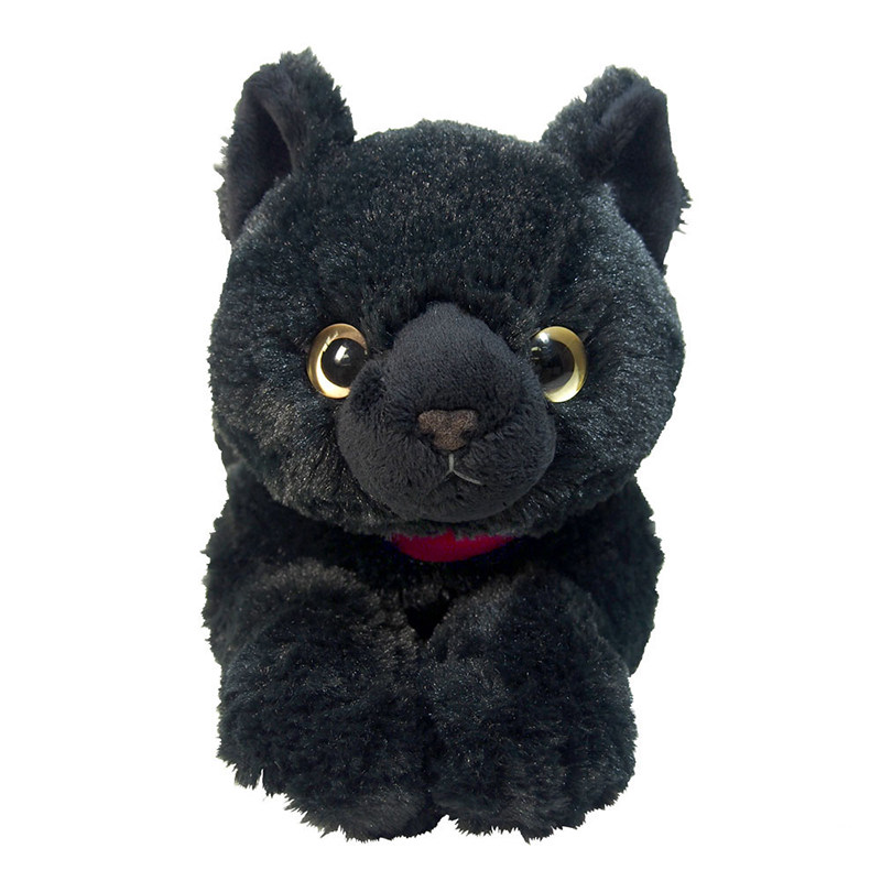 sunlemon仿真黑猫咪毛绒玩偶玩具