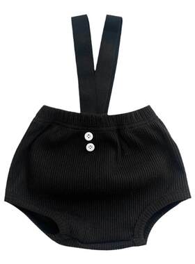 婴儿衣服春秋套装韩版男宝宝秋季外出服儿童秋装超萌背带裤两件套