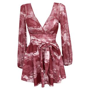 红色女士绝美泳衣女高级感2025新款泡温泉度假胖mm大码长袖游泳衣