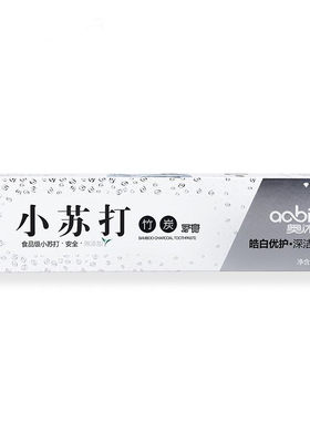 祛渍竹炭美白保护赠品小苏打牙膏