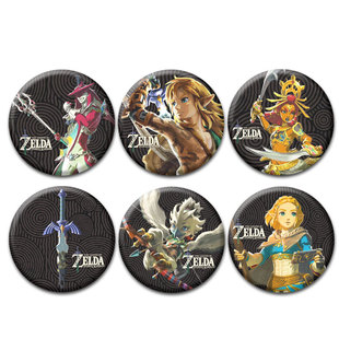 经典游戏周边林克塞尔达传说之王国之泪马口铁徽章胸章吧唧挂件