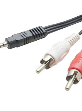 音响线功放音频线一分二3.5mm