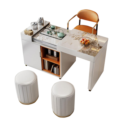 阳台茶桌椅小茶台可移动伸缩多功能茶车客厅家用小户型岩板泡茶桌