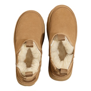 切尔西厚底雪地靴女2025新款加绒鞋子女鞋冬内增高保暖棉鞋雪地鞋