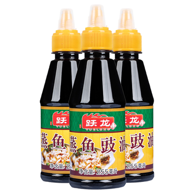 跃龙蒸鱼豉油255ml*3炒菜凉拌