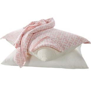 A类纯棉纱布枕巾一对装水洗全棉柔软吸汗枕头巾四季防滑透气盖巾