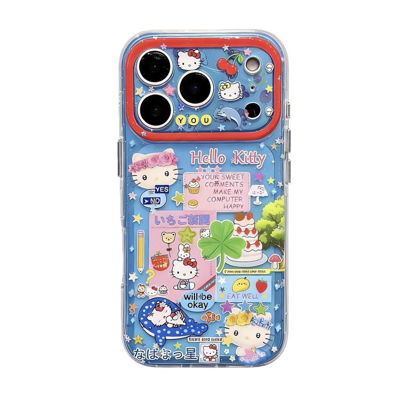 三丽鸥凯蒂猫花朵iPhone17手机壳