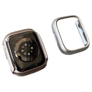 适用苹果手表10保护壳applewatchs11手表壳iWatchs10半包抗划s9四角s8全包s7保护壳高清se抗爆保护套防爆透明