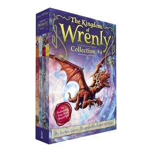 【现货】鹪鹩王国 4本盒装合集 Kingdom of Wrenly Collection #4(Boxed Set) 英文原版儿童分级阅读桥梁书7-9岁英语启蒙读物