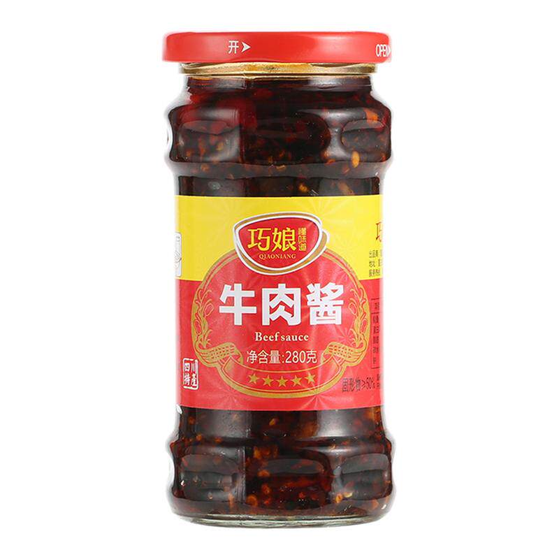 巧娘拌饭酱辣椒酱香菇酱香辣剁椒酱下饭菜炒菜调味料四川特产