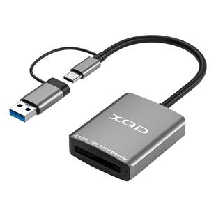 xqd读卡器单反相机SD卡TF存储卡U盘适用索尼FS7尼康D850/Z6/Z7/D4/D500松下S1R苹果华为typec手机otg电脑两用