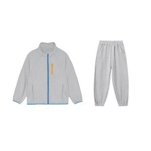 EBAER儿童开衫运动套装2026春季新款男女童外套裤子休闲两件套潮