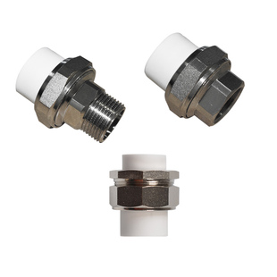 ppr铁活接4分6分20ppr25内丝外丝铜活接内牙铁活接头ppr水管配件