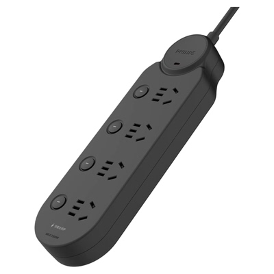 【交个朋友】飞利浦插座插排接线板带线家用多用防雷防过载防浪涌