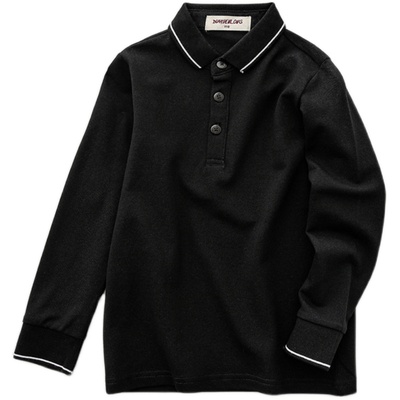 童装男童长袖polo衫t恤外穿棉质