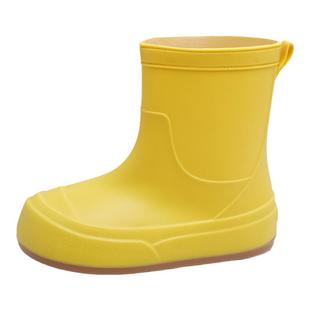 水鞋女款2025新款雨鞋加绒雨靴可爱防水超软舒适水靴女士防滑胶鞋