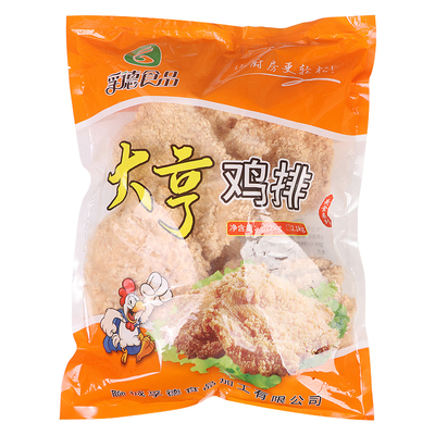 孚德冷冻大亨鸡排裹粉炸鸡排