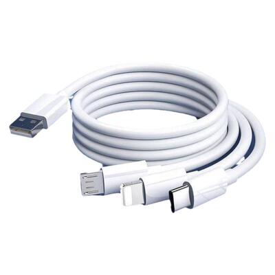 台纪一拖三数据线100W快充线