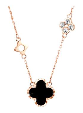 【中国·黄金】幸运四叶草项链