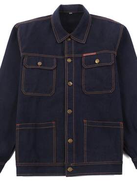 耐磨工作服男套装电焊建筑工地