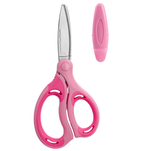 官方旗舰店 日本kokuyo国誉AIROFIT KIDS儿童剪刀彩色可爱剪子清新附刀盖左手可用小学生手账剪纸裁剪工具