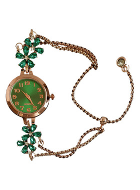 复古JadeBloomTimepiece手链表