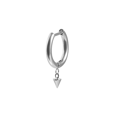 钛合金直针耳环睡觉免摘动物吊坠