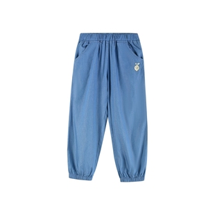 铅笔俱乐部童装2025春秋新款女童牛仔裤儿童薄长裤中大童束脚裤子