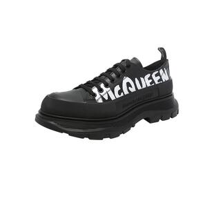 【自营】中古全新未使用麦昆 ALEXANDER MCQUEEN 男士厚底休闲鞋