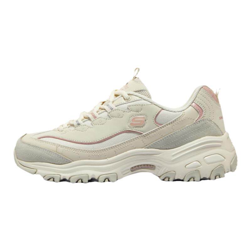 Skechers斯凯奇女子新款摩卡熊莫兰迪缓震百搭运动老爹鞋896145