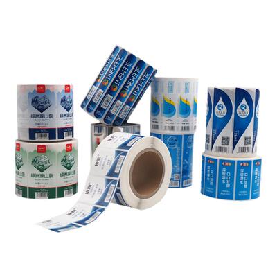 水酒瓶不干胶标签定制烫金烫银