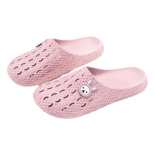 夏季洞洞鞋女包头居家拖鞋防滑浴室洗澡拖鞋软底轻便可外穿拖鞋女