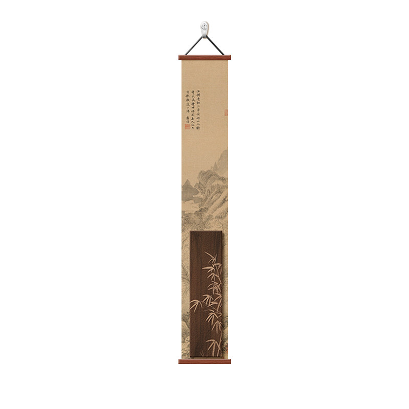 宋代美学玄关装饰画茶室过道挂画